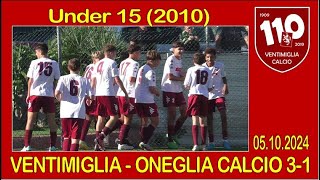 VENTIMIGLIA  ONEGLIA Under 15 [upl. by Yahc917]