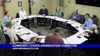 Community Choice Aggregation Committee January 4 2024 [upl. by Fruin137]