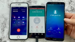 Crazy Mobile Calls LG G4S Huawei Y6 iPhone 6 Incoming Outgoing Calls [upl. by Laughton]