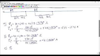 Ejercicio línea monofásica con bobinas reactancia inductiva 4 [upl. by Drahnreb]