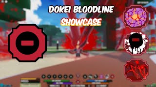 Dokei Bloodline FULL SHOWCASE I Shindo Life Dokei Showcase [upl. by Smiga]