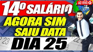 FINALMENTE 14 Salario INSS DIA 25 A MELHOR NOTÍCIA do ANO para TODOS [upl. by Schlessinger]