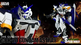 BUILD 6659 GUNDAM ASTRAY  THE GUNDAM BASE 20TH ANNIVERSARY MEMORIAL Ver  ASMR BUILD [upl. by Odele998]