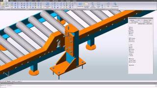 Advance Steel  Mechanical parts fully integrated within 3D Advance Steel model [upl. by Eiaj]