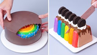 Fantastic Rainbow Cake Recipes You Need To Try  Indulgent Chocolate Cake Decorating Ideas [upl. by Doane543]