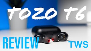 CRAZY VALUE TOZO T6 True Wireless Earbuds Unboxing and Review [upl. by Einra]