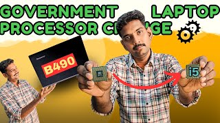 PROCESSOR UPGRADE IN GOVERNMENT LAPTOP  LENOVO B490 PROCESSOR CHANGE  INTELPENTIUM TO i5 IN TAMIL [upl. by Anelak]