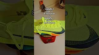 Nike Alphafly 1 Vs Alphafly 3 nike nikerunning alphafly [upl. by Dahsraf]