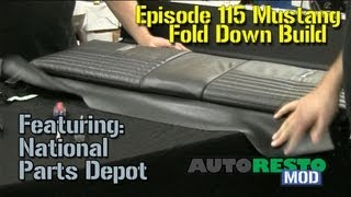 Episode 115 1965 1966 1967 1968 Mustang fold down assembly Autorestomod [upl. by Hsirahc]