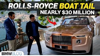 The New RollsRoyce Boat Tail  Design Review [upl. by Onitnevuj891]