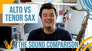 Alto vs Tenor Saxophone The Sound Comparison [upl. by Suiremed]