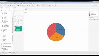 Show Mark Labels Inside a Pie chart in Tableau Desktop  Intact Abode [upl. by Oel240]