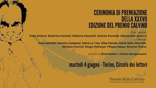 Cerimonia di Premiazione della XXXVII edizione del Premio Calvino [upl. by Aecila]