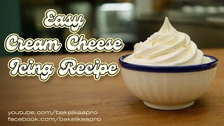 Super Easy Cream Cheese Icing Recipe [upl. by Hardwick]