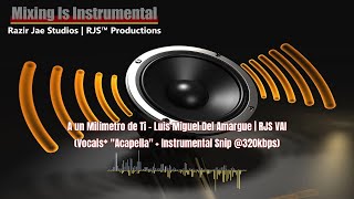 🔊 Subs Request A un Milimetro de Ti  L Miguel  RJS VAI Vocs quotAcaquot  Ins Snip 320kbps shorts [upl. by Luoar]