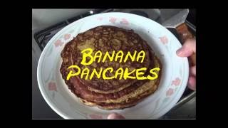 Tortitas de Plátano y Avena Banana Pancakes [upl. by Zephaniah]