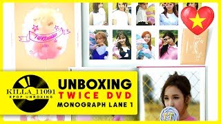 Unboxing Twice quotTwicecoasterLane 1 MONOGRAPHquot Photobook  DVD Limited Edition [upl. by Emil]