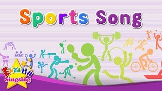 Sports Song  Educational Children Song  Learning English Sports for Kids [upl. by Goody]