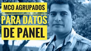 MCO con datos agrupados en datos panel [upl. by Lyrahs]