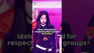 Kpop idols criticized for respecting their groups formation kpop aespa shorts fyp [upl. by Law]