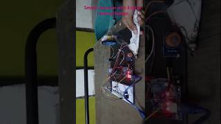 Smart Smoke Detector with Engine Locking System arduino robotics smarthome automobile ece [upl. by Hayimas603]