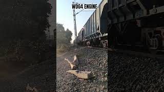 WDG4 diesel engine hsbharat viral indianrailways shortvideo wdg4 trending [upl. by Arbuckle596]