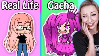 GACHA LIFE VS REAL LIFE [upl. by Glick]