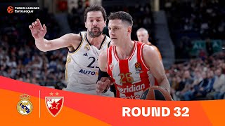 RealZvezda  Round 32 Highlights  202324 Turkish Airlines EuroLeague [upl. by Jill759]