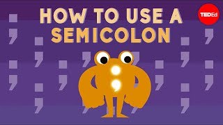 How to use a semicolon  Emma Bryce [upl. by Drofnelg713]