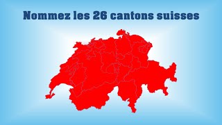 Connaissezvous les 26 cantons de la Suisse  😎 [upl. by Osmo]