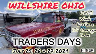 WILLSHIRE TRADERS DAYS ALL JUNK OR IS IT A TREASURE TROVE BEFORE 127 GARAGE SALES HUNTING FISHING [upl. by Jammin469]