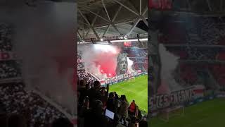 Lille 🇫🇷 Fans Amazing Atmosphere vs Real Madrid 🇪🇸 in ucl championsleague football shorts [upl. by Asenaj188]