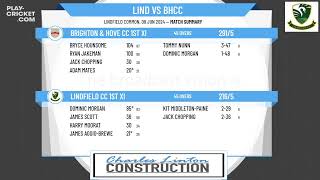 Lindfield CC 1st XI v Brighton amp Hove CC 1st XI [upl. by Yahc]