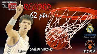 Dražen Petrović  62 poena u finalu kupa kupova 1989 [upl. by Greenfield]