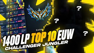 No other jungler has EVER hit 1400 LP CHALLENGER with this champ CRAZY 1v9 mechanics [upl. by Annet]