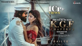 KGF Chapter 3  Trailer  HINDI  Rocking Star Yash  Prabhas  Raveena Tondon  Prashanth Neel 3 [upl. by Dey206]