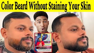 How to Dye Your Beard Without Staining Your Skin  How To colour Beard Wthout Colouring Skin [upl. by Aicilef]