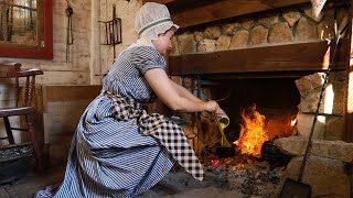 Cooking Dinner 200 Years Ago  Fall 1828 America [upl. by Otes932]