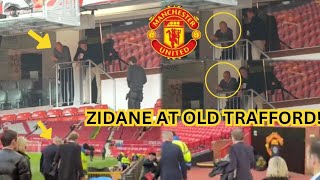 ZIDANES SHOCKING APPEARANCE AT OLD TRAFFORD A NEW ERA FOR MANCHESTER UNITED [upl. by Stoller]