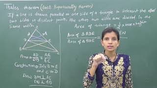 MATHSX602 Thales theorem BPT Theorem Pradeep Kshetrapal channel [upl. by Ebeneser21]