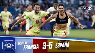 Highlights amp Goles Francia vs España 35  Final Fútbol Masculino  Juegos Olímpicos París 2024 [upl. by Dasteel710]