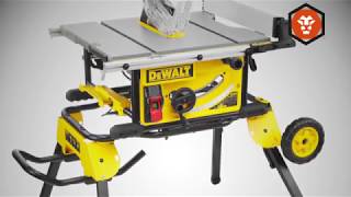 DeWalt DWE7492 240V110v Table Saw amp Stand Overview [upl. by Warenne]