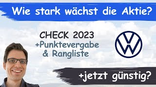 Volkswagen VW Aktienanalyse 2023 Wie stark wächst GewinnUmsatz Jetzt günstig bewertet [upl. by Woodsum]