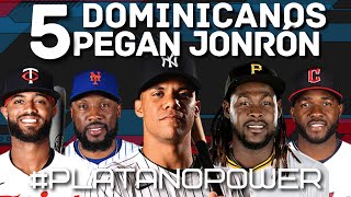 Juan Soto Oneil Cruz Starling Marte Willi Castro y Florial los dominicanos que pegaron jonrón [upl. by Panter336]