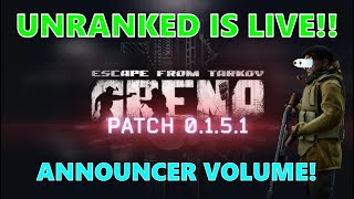 EFT Arena UNRANKED amp QUALITY Changes  QoL Patch tarkovarena updates eft guide [upl. by Amled153]