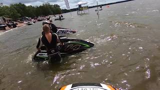 Martin Voss Great lakes Jet ski racing 2019 SXR 1500 [upl. by Airednaxela]