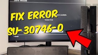 How To Fix PS4 Error SU307460  PS4 System Software Update 1152 [upl. by Gernhard]