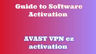 AVAST VPN Installation StepbyStep Tutorial [upl. by Travus841]