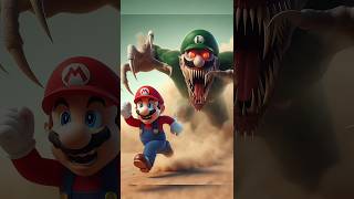 Mariobros chased by scary monster mariobros supermariobross mario cartoon animation [upl. by Kerri433]