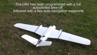 XUAV Clouds maiden flight  full auto takeoff [upl. by Ardnuasak]